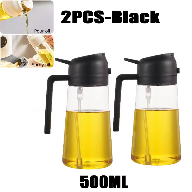 Spray 2 en 1 para Aceite | Cocina Sana y Sin Desperdicios