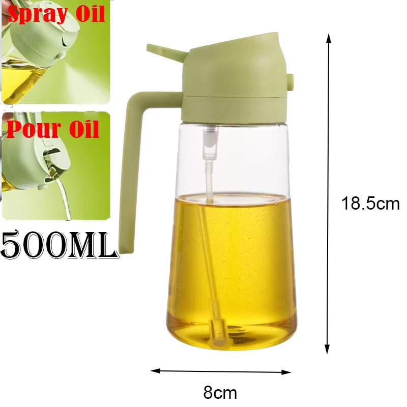 Spray 2 en 1 para Aceite | Cocina Sana y Sin Desperdicios