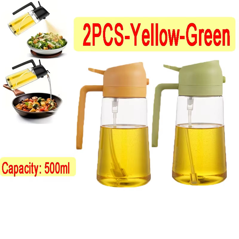 Spray 2 en 1 para Aceite | Cocina Sana y Sin Desperdicios